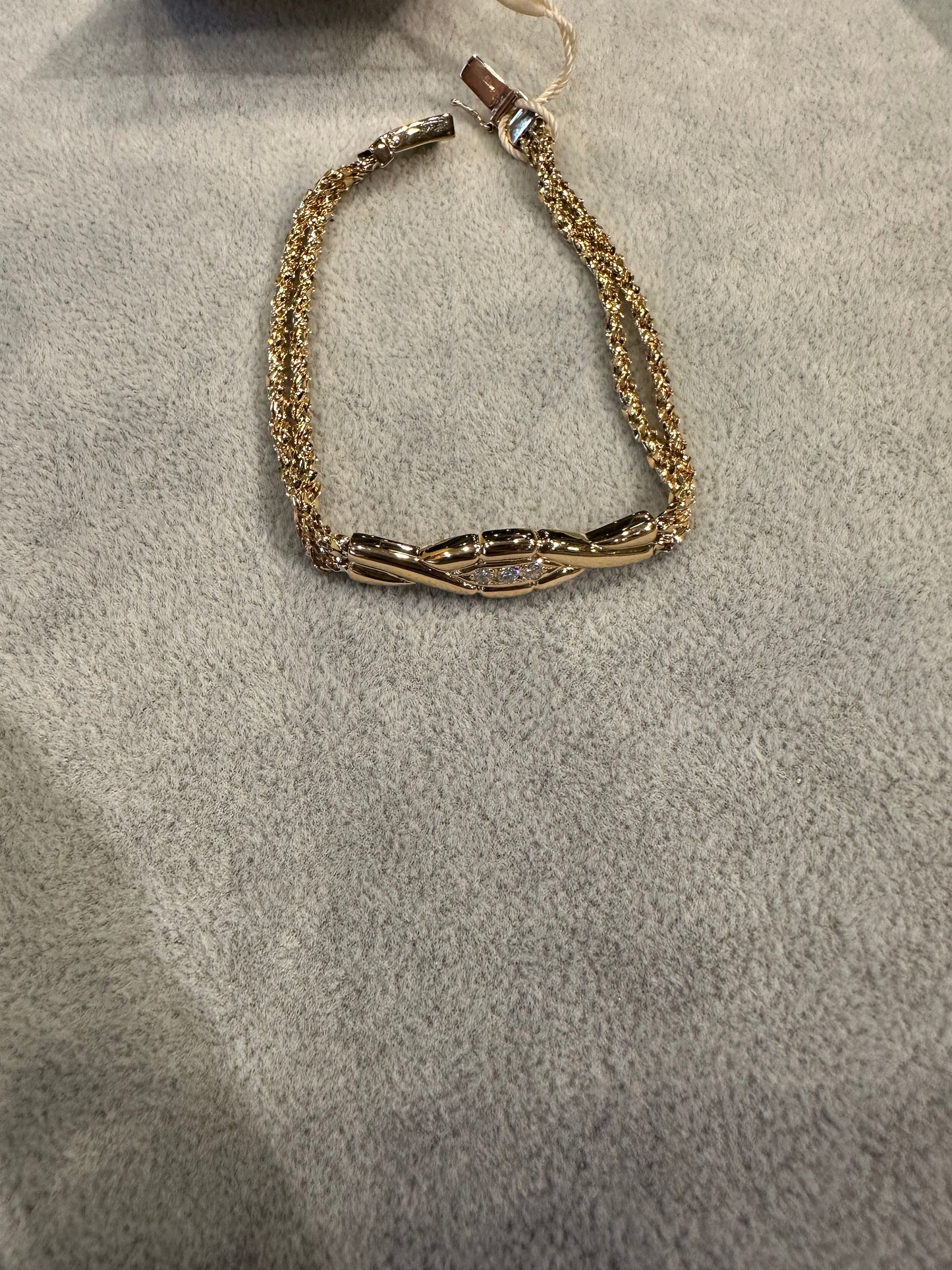 ブレス ダイヤ ブレス D0.12ct 750 14.2g<ポーラ>
