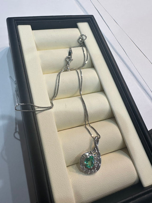 H164	61	祖母绿项链NECKLACE